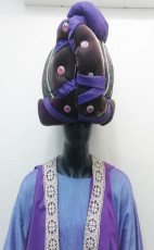 Arabian Genie Hat (Purple/Black)